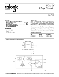 CLM7660DY datasheet: DC-to-DC voltage converter CLM7660DY