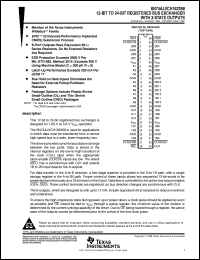 SN74ALVCH162268DGGR datasheet:  12-BIT TO 24-BIT REGISTERED BUS EXCHANGER WITH 3-STATE OUTPUTS SN74ALVCH162268DGGR