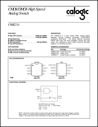 XCWB2214 datasheet: CMOS/DMOS high speed analog switch XCWB2214