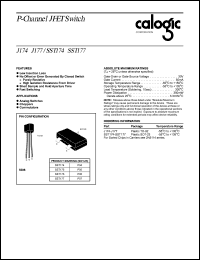 SST175 datasheet: 30 V, P-Channel JFET switch SST175