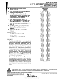 SN74ALVCHG162282GR datasheet:  18-BIT TO 36-BIT REGISTERED BUS EXCHANGER WITH 3-STATE OUTPUTS SN74ALVCHG162282GR