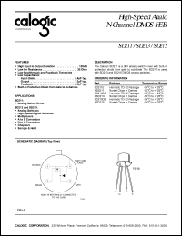 XSD213 datasheet: High-speed analog N-Channel  DMOS FET XSD213