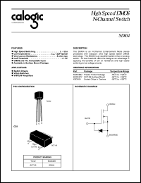 SD404BD datasheet: High-speed DMOS N-Channel  switch SD404BD