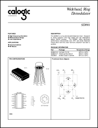 SD8901CY datasheet: Wideband, ring demodulator SD8901CY