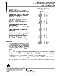 SN74ABT162500DL datasheet:  18-BIT UNIVERSAL BUS TRANSCEIVERS WITH 3-STATE OUTPUTS SN74ABT162500DL