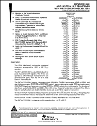 SN74ALVCH16901DGGR datasheet:  18-BIT UNIVERSAL BUS TRANSCEIVER WITH PARITY GENERATORS/CHECKERS SN74ALVCH16901DGGR