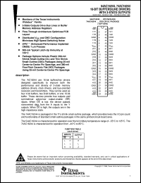 74AC16244DGGR datasheet:  16-BIT BUFFERS AND LINE DRIVERS WITH 3-STATE OUTPUTS 74AC16244DGGR