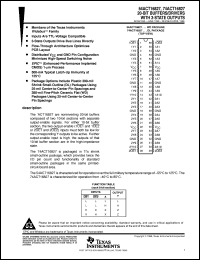 74ACT16827DL datasheet:  20-BIT BUFFERS/DRIVERS WITH 3-STATE OUTPUTS 74ACT16827DL
