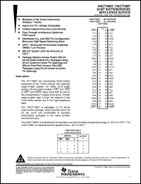 74ACT16827DLR datasheet:  20-BIT BUFFERS/DRIVERS WITH 3-STATE OUTPUTS 74ACT16827DLR