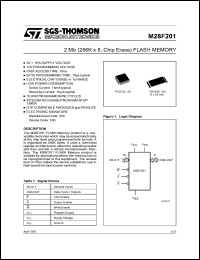 M28F201-70K1 datasheet: Memory configuration 256Kx8 Memory type Flash Memory size 2 M-bit 2Mb (256K8) FLASH memory - 70ns Access (PLCC) M28F201-70K1