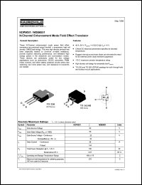 NDB6051 datasheet: Length/Height 4.69 mm Width 10.54 mm Depth 15.49 mm Power dissipation 100 W Transistor polarity N Channel Current Id cont. 48 A Voltage Vgs th max. 4 V (D2-Pak) Voltage Vds max 50 V NDB6051