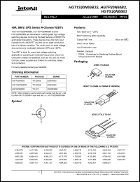 HGTP20N60B3 datasheet: TRANSISTOR IGBT TO-220 HGTP20N60B3