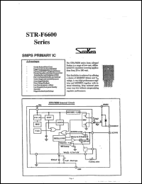 STR-F6674 datasheet: SMPS primary IC, 900V, 28W STR-F6674