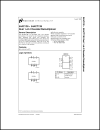 JM38510R75803BE datasheet: Dual 1-of-4 Decoder JM38510R75803BE