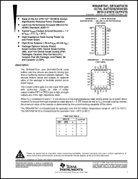 SN74ABT541BDBLE datasheet:  OCTAL BUFFERS/DRIVERS WITH 3-STATE OUTPUTS SN74ABT541BDBLE
