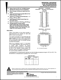 SN74ABT827DBR datasheet:  10-BIT BUFFERS/DRIVERS WITH 3-STATE OUTPUTS SN74ABT827DBR