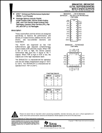 SN74AC241DBLE datasheet:  OCTAL BUFFERS/DRIVERS WITH 3-STATE OUTPUTS SN74AC241DBLE