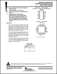 SN74AHC125DBR datasheet:  QUADRUPLE BUS BUFFER GATES WITH 3-STATE OUTPUTS SN74AHC125DBR