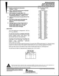 SN74ALVCH16244DLR datasheet:  16-BIT BUFFER/DRIVER WITH 3-STATE OUTPUTS SN74ALVCH16244DLR