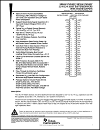 SN74ALVTH16827DL datasheet:  2.5-V/3.3-V 20-BIT BUFFERS/DRIVERS WITH 3-STATE OUTPUTS SN74ALVTH16827DL