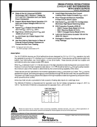 SN74ALVTH32244KR datasheet:  2.5-V/3.3-V 32-BIT BUFFERS/DRIVERS WITH 3-STATE OUTPUTS SN74ALVTH32244KR