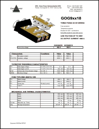 GOG94018 datasheet: 400 V 3-phse AC-DC bridge GOG94018