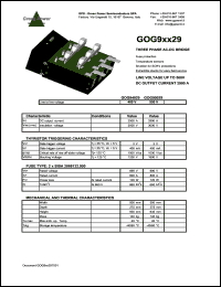 GOG94029 datasheet: 400 V 3-phse AC-DC bridge GOG94029