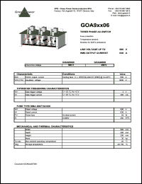 GOA95006 datasheet: 500 V 3 phase AC-switch GOA95006