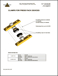 GCL10-BS datasheet: 9.8 KN clamp for press pack device GCL10-BS