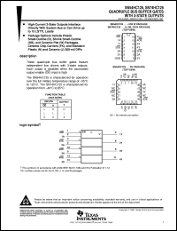 SN74HC125D datasheet:  QUADRUPLE BUS BUFFER GATES WITH 3-STATE OUTPUTS SN74HC125D