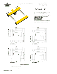 GC102BN12015020F datasheet: Bar clamp for hockey punks GC102BN12015020F