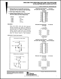 SN74LS465DW datasheet:  OCTAL BUFFERS WITH 3-STATE OUTPUTS SN74LS465DW