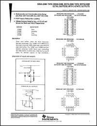 SN74LS465N datasheet:  OCTAL BUFFERS WITH 3-STATE OUTPUTS SN74LS465N