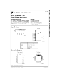 JM38510/76203BE datasheet: Quad 2-Input Multiplexer JM38510/76203BE