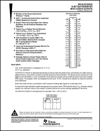 SN74LVC162244DGGR datasheet:  16-BIT BUFFER/DRIVER WITH 3-STATE OUTPUTS SN74LVC162244DGGR