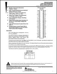 SN74LVC16244ADGGR datasheet:  16-BIT BUFFER/DRIVER WITH 3-STATE OUTPUTS SN74LVC16244ADGGR