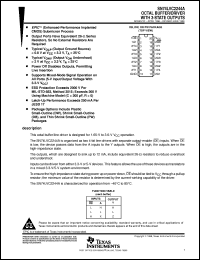 SN74LVC2244APWR datasheet:  OCTAL BUFFER/DRIVER WITH 3-STATE OUTPUTS SN74LVC2244APWR