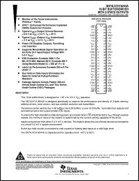 SN74LVCH16244ADGGR datasheet:  16-BIT BUFFER/DRIVER WITH 3-STATE OUTPUTS SN74LVCH16244ADGGR