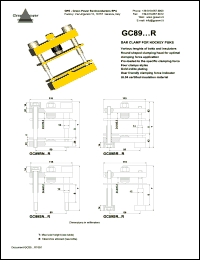 GC89BNBA15R datasheet: Ins.Lenght: 70mm; Bolt Lenght: 110mm; bar clamp for hockey punks GC89BNBA15R