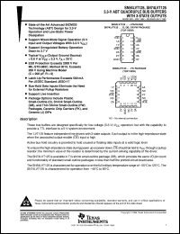 SN74LVT125PWR datasheet:  3.3-V ABT QUADRUPLE BUS BUFFERS WITH 3-STATE OUTPUTS SN74LVT125PWR