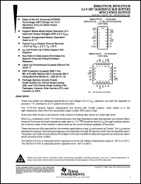 SN74LVTH125D datasheet:  3.3-V ABT QUADRUPLE BUS BUFFERS WITH 3-STATE OUTPUTS SN74LVTH125D