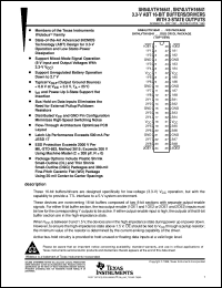 SN74LVTH16541DLR datasheet:  3.3-V ABT 16-BIT BUFFERS/DRIVERS WITH 3-STATE OUTPUTS SN74LVTH16541DLR