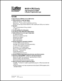 M4LV-96/48-14VI datasheet: High-performance E2CMOS in-system programmable logic, 3.3V Vcc, 96 macrocells, 48 I/Os, 14ns M4LV-96/48-14VI