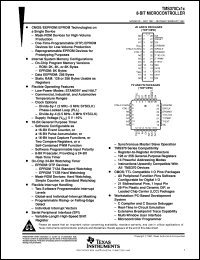 TMS370C712BFNT datasheet:  8-BIT MICROCONTROLLER TMS370C712BFNT