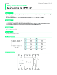 MM1434XFBE datasheet: Q xpander processors MM1434XFBE