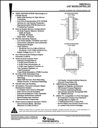 TMS370C3C0AFNL datasheet:  8-BIT MICROCONTROLLER TMS370C3C0AFNL