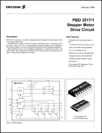PBD3517/1SOT datasheet: Stepper motor drive circuit PBD3517/1SOT