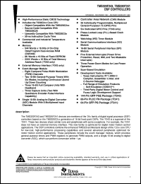 TMS320F243PGEA datasheet:  16-BIT, 5V FIXED POINT DSP WITH FLASH TMS320F243PGEA