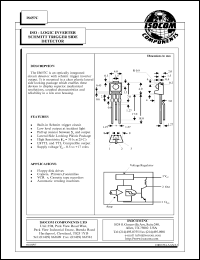 IS657C datasheet: 0.4-3.5V ISO-logic inverterschmitt trigger side detector IS657C