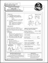 4N27 datasheet: 6V; 60mA optically coupled isolator phototransistor output 4N27